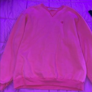 vintage light orange champion crewneck